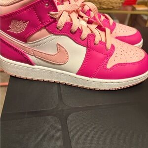 Nike Vibrant Pink and White Sneakers